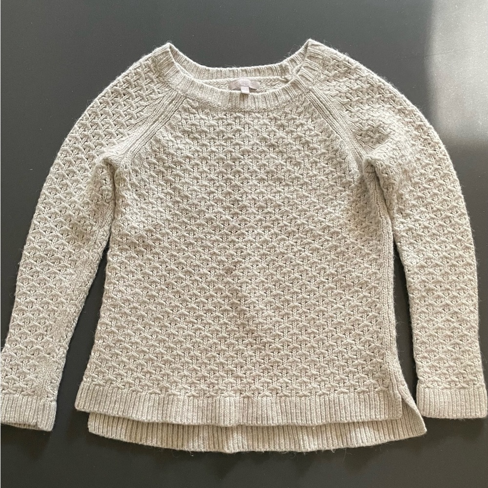 Banana Republic Women’s Textured Cream Sweater